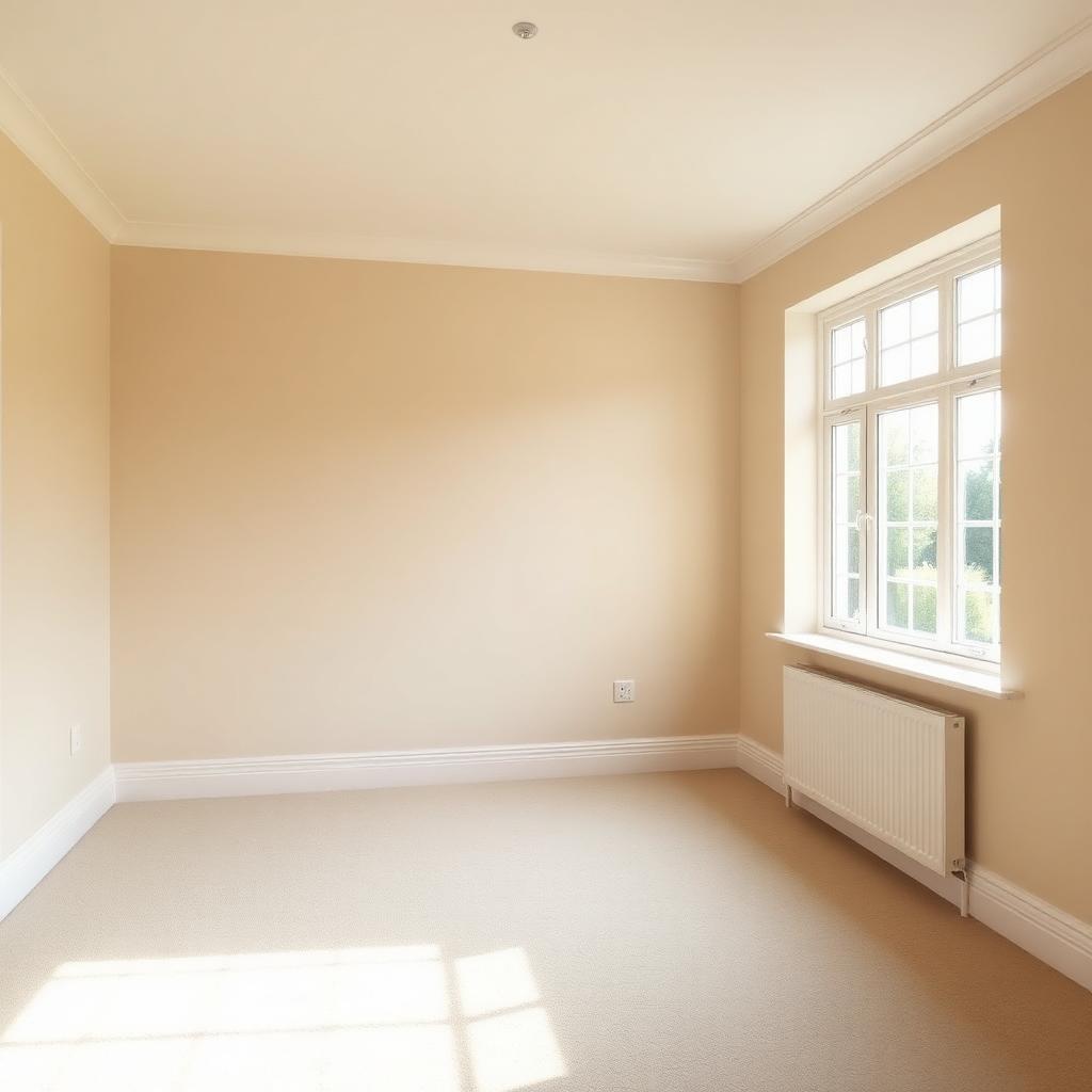 A clean, empty room ready for property clearance